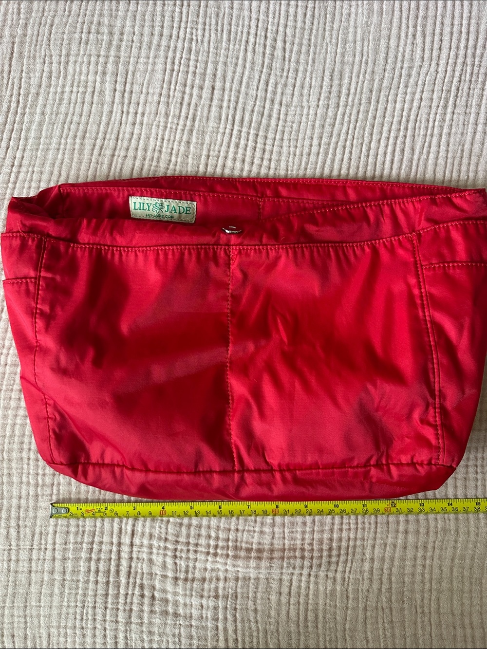 Lily Jade Red bag organizer Pouch